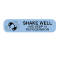 Nevs Shake Well And Keep In Refrigerator 3/8" x 1-1/2" PAUX-89